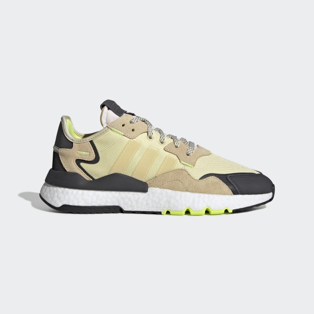 Adidas Men's Nite Jogger Originals Shoes Yellow/Black Ireland EE5868